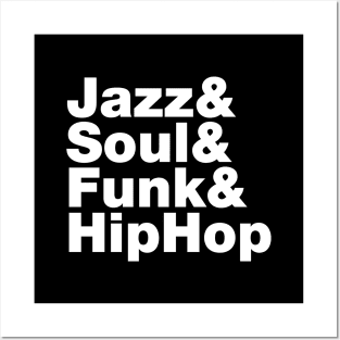 Jazz & Soul & Funk & HipHop Posters and Art